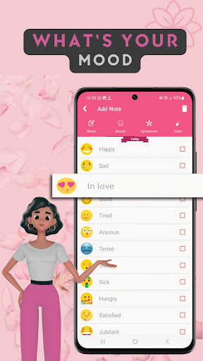 Pregnancy and periods tracker Screen 3