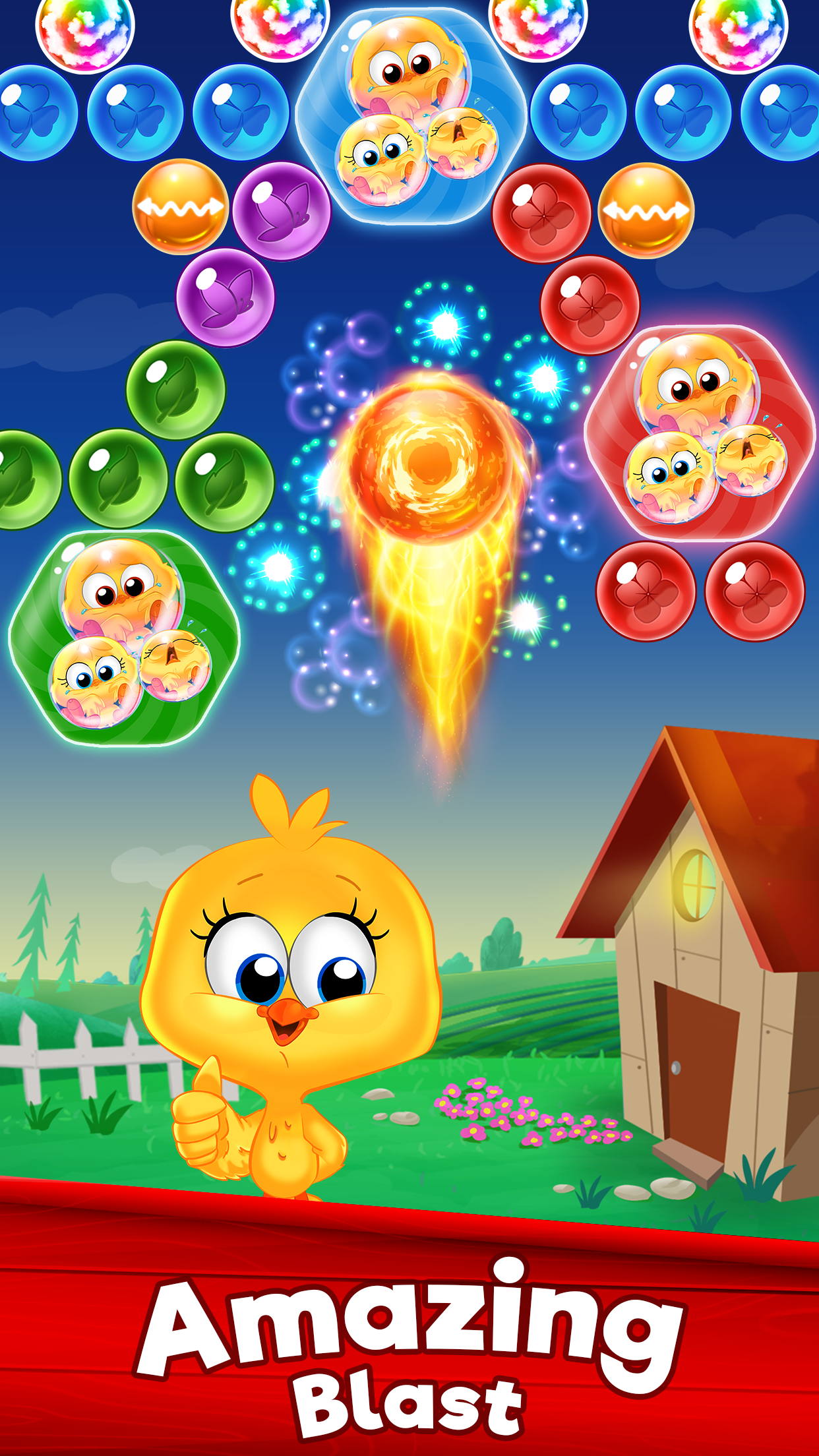 Android application Farm Bubbles Bubble Shooter Pop screenshort