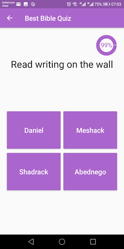 Bible Quiz Screen 2