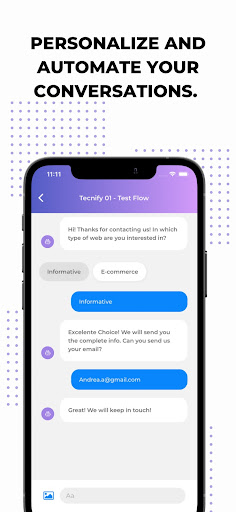 BotMyChat 2.0 Screen 2