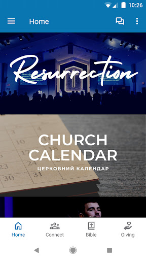 Android application Resurrection Church, Rocklin screenshort