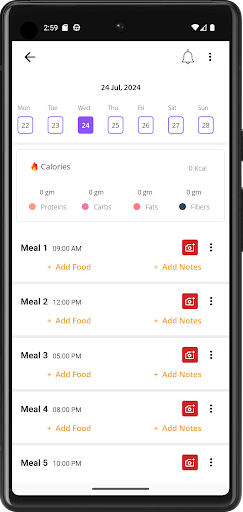 Android application OurFit App screenshort