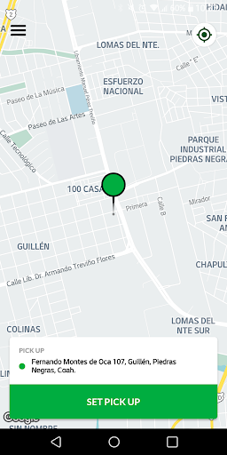 Android application BRAVO TAXI screenshort