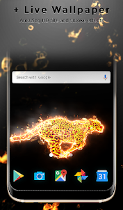 Cheetah Fire Keyboard Theme