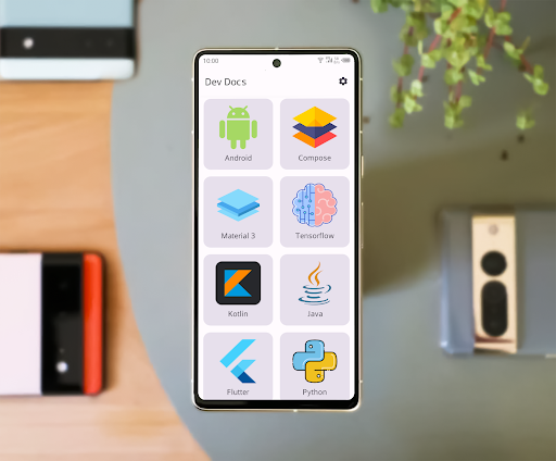 Android application Dev Docs screenshort