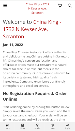 China King - 1732 N Keyser Ave Screenshot 1 - AppWisp.com