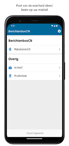 Android application BerichtenboxCN screenshort