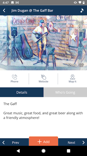 Screenshot of Visit Port Aransas