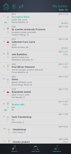 VinoMan Lite - cellar manager Screen 2