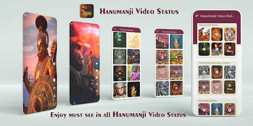 Android application Hanumanji Video Status screenshort