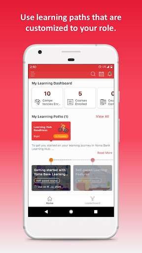 Android application YB Learning Hub screenshort