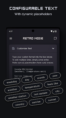Retro Mode - Weather Widgetのおすすめ画像3