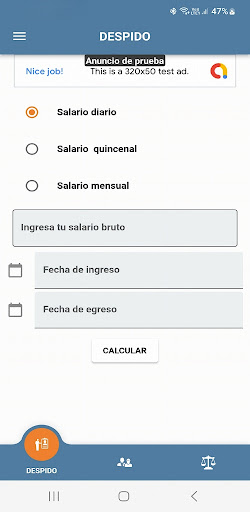 Mi Finiquito Screen 2