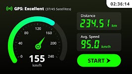 screenshot of GPS Speedometer & Odometer