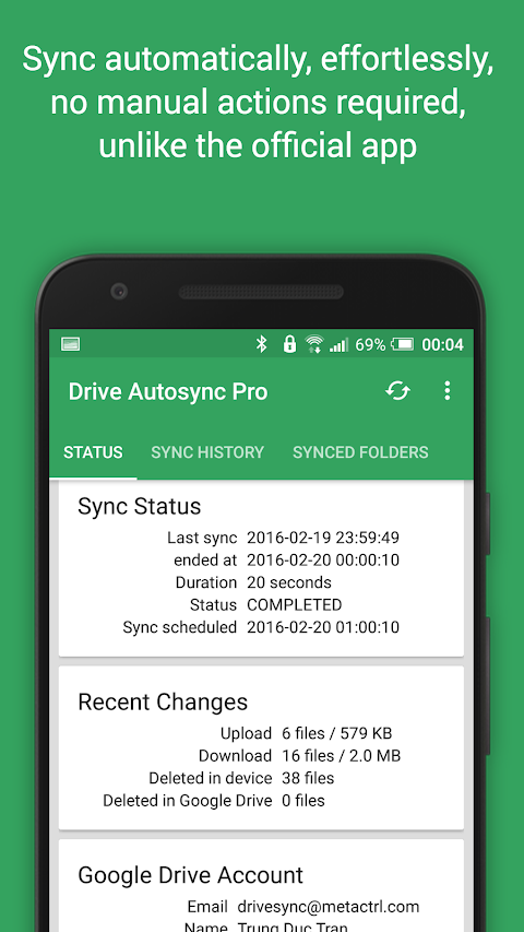 Autosync for Google Driveのおすすめ画像2