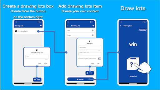 Drawing Lots Screen 3