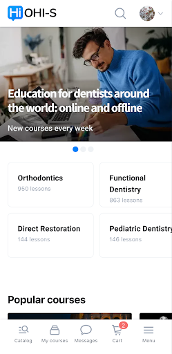 Android application OHI-S Dental Portal screenshort