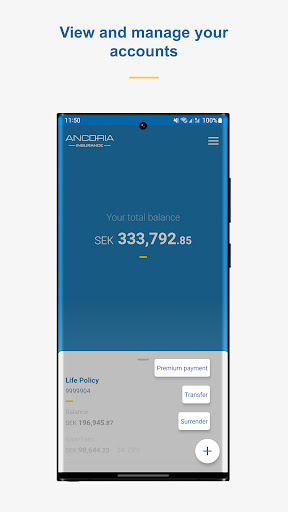 Android application Ancoria OnLine screenshort