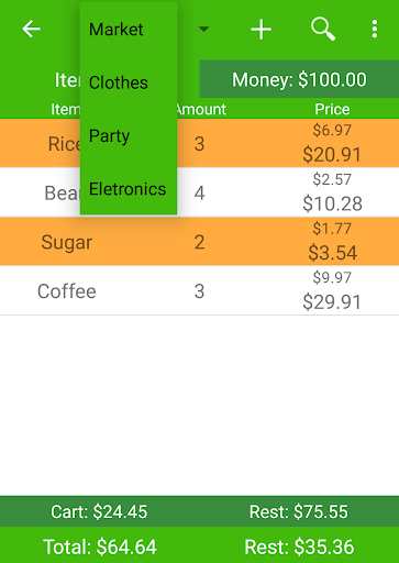 Lisco - Shopping list