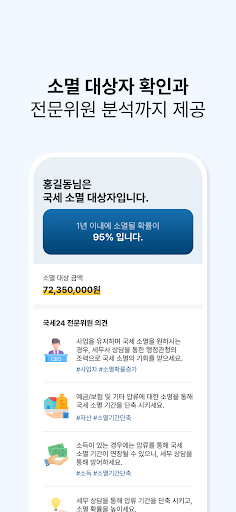 국세24 - 국세 소멸 조회 Screen 3