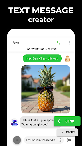 Screenshot of Fake Chat Text Message Creator