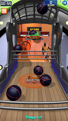 Flick Basketball Stages Screen 2