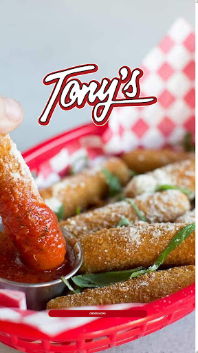 Android application Tony's Pizza screenshort
