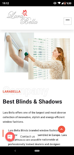 LARA BELLA BLINDS Screen 3