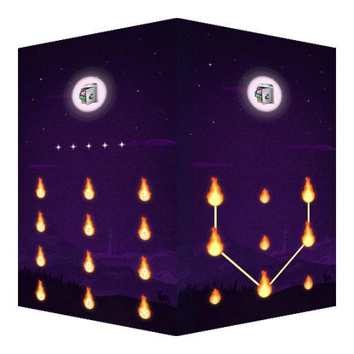 AppLock Live Theme Fire logo