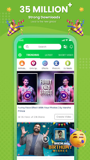 Android application BroChill - Video Status Maker screenshort