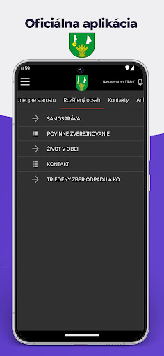 Android application Obec Kečovo screenshort