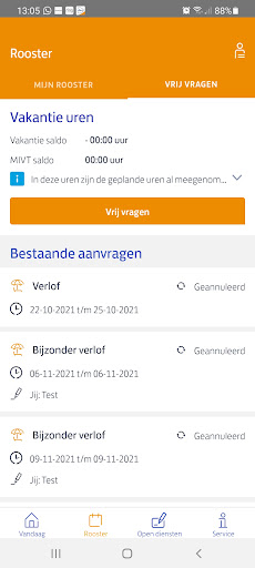 PostNL Mijn Werk Screen 2