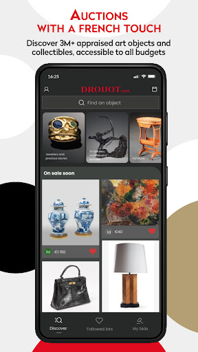Android application Drouot.com - Live Auctions screenshort