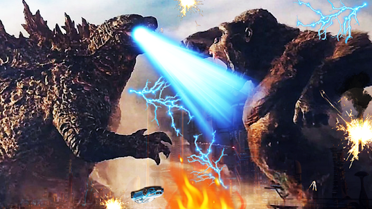 Kaiju Godzilla vs kong Rampage