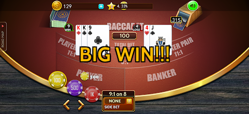 Baccarat casino offline card 8