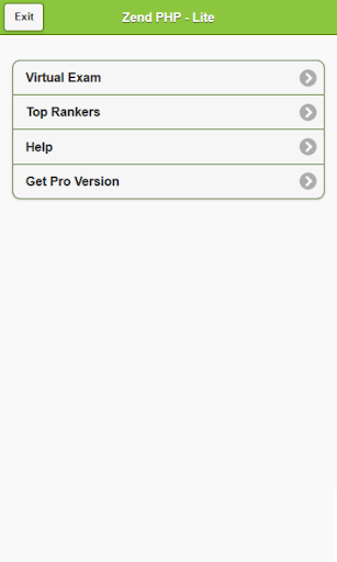 Zend PHP Practice Exam Lite Screen 3