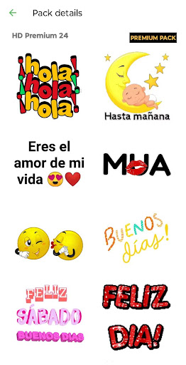 Stickers Buenos Días Noches Screen 3