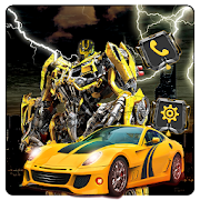 Robot Battle Yellow Car Themes & Live Wallpapers