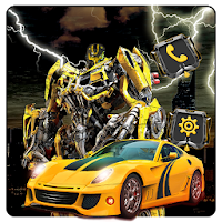 Robot Battle Yellow Car Themes  Live Wallpapers