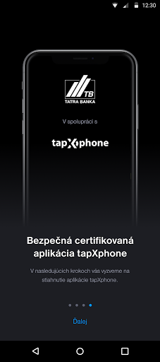 Tatra banka POS Screen 2