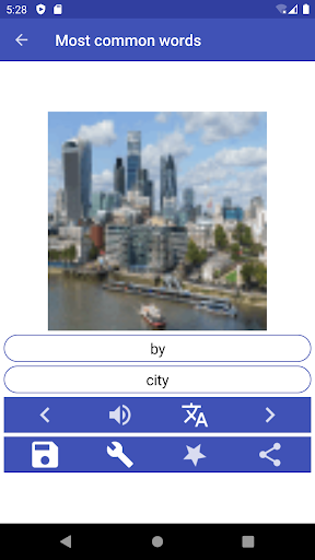 Android application Learn Norwegian phrases screenshort