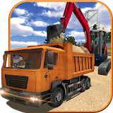 Heavy Crane Excavator 3D icon