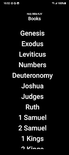 Holy Bible KJV Screen 2