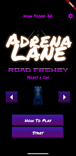 Android application Adrena Lane screenshort