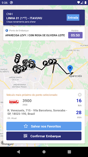 App do Passageiro Screen 2