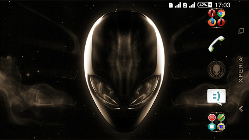 Alien Copper Xperien Theme