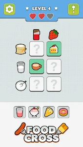 Food Emoji Cross: Puzzle Games