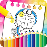 2017 Doramon coloring pages icon