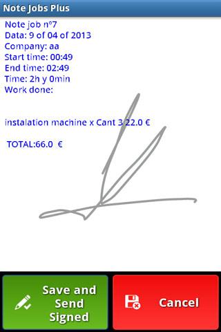 Signed Jobs Management Plus Screen 2