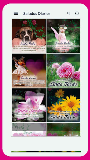 Saludos Diarios Screen 2
